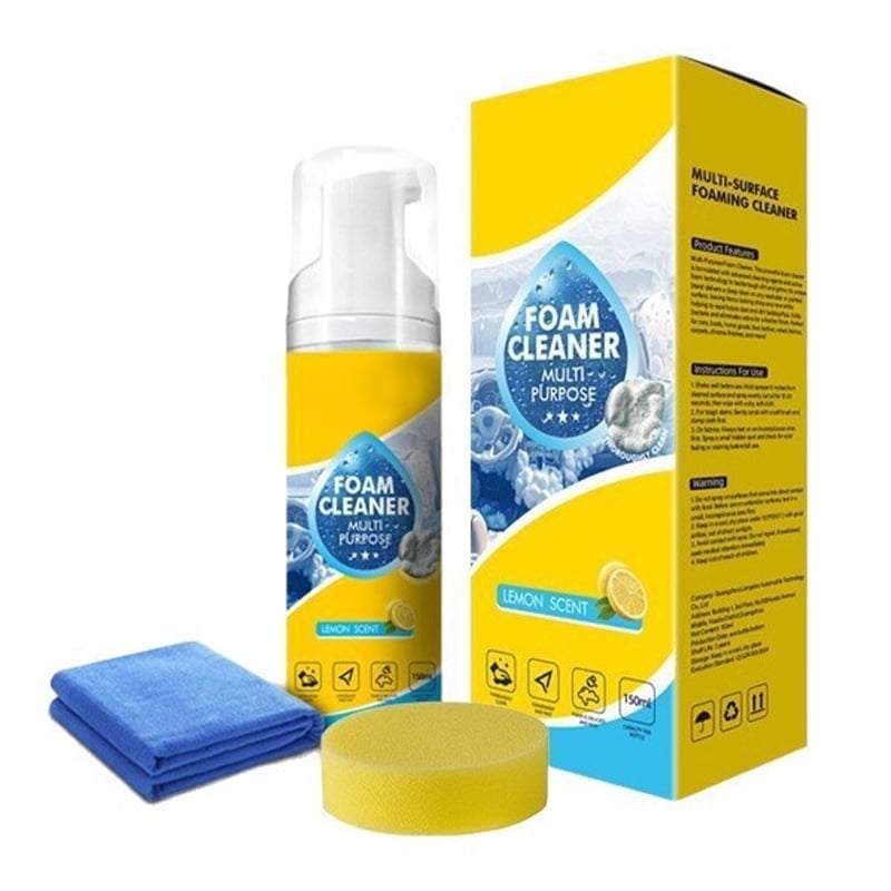 Multi-Surface Foaming Cleaner - 1 set（350g+Sponge +cleaning cloth）
